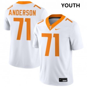 Youth Max Anderson White UT Vols #71 2025-26 Jerseys