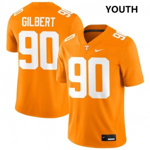 Youth Max Gilbert Tennessee Orange TN Volunteers #90 Player Jerseys