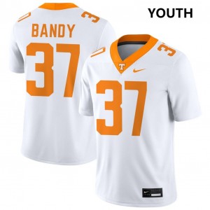 Youth Montrell Bandy White Tenn #37 2025-26 Jerseys