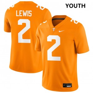 Youth Peyton Lewis Tennessee Orange Tennessee Vols #2 High School Jerseys