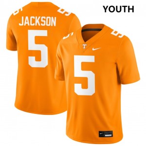 Youth Radarious Jackson Tennessee Orange UT Vols #5 NCAA Jersey