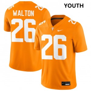 Youth Sidney Walton Tennessee Orange Tenn #26 Limited Jersey