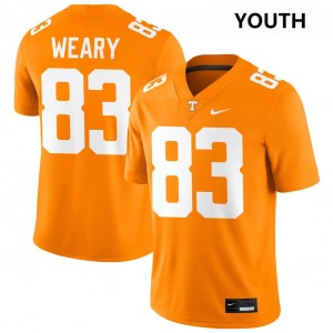 Youth Trey Weary Tennessee Orange Tenn Vols #83 NCAA Jerseys