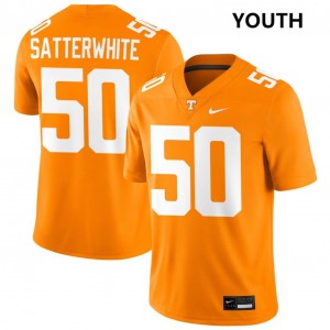 Youth William Satterwhite Tennessee Orange University Of Tennessee #50 2025-26 Jersey